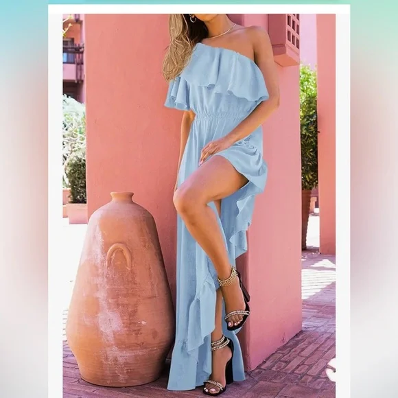free people asymmetrical dress High-Low Asymmetrical Dress